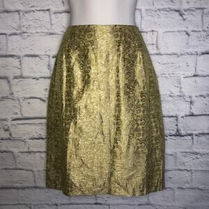 Gold Duro Olowu Glitter Skirt